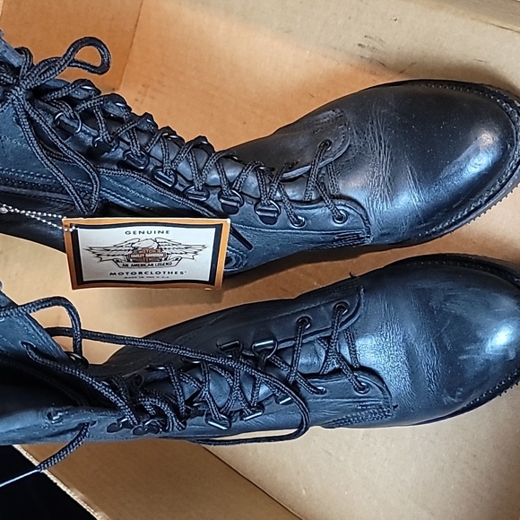 Harley davidson leather riding boots new Women's 9 - Picture 6 of 11